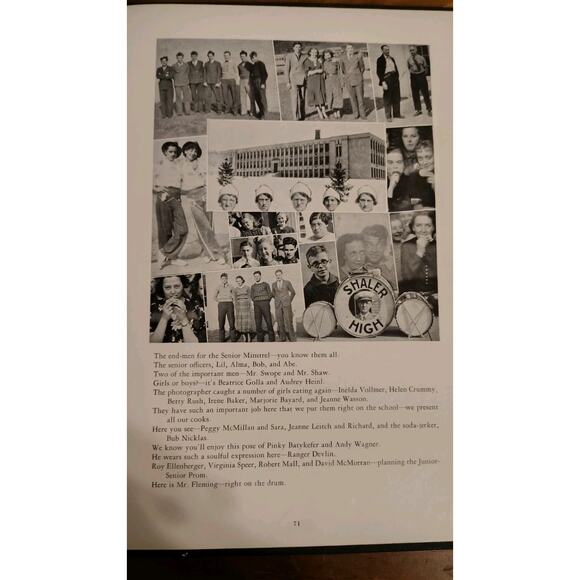 1937 Highschool Yearbook And Diploma Vintage Ephemera Shaleresque - Picture 9 of 16